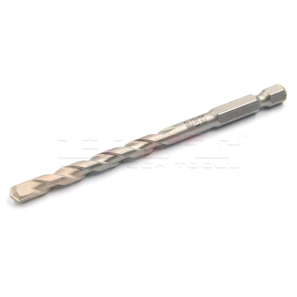 Masonry Drill Bit DIN6.35E Quick Change Hex Shank