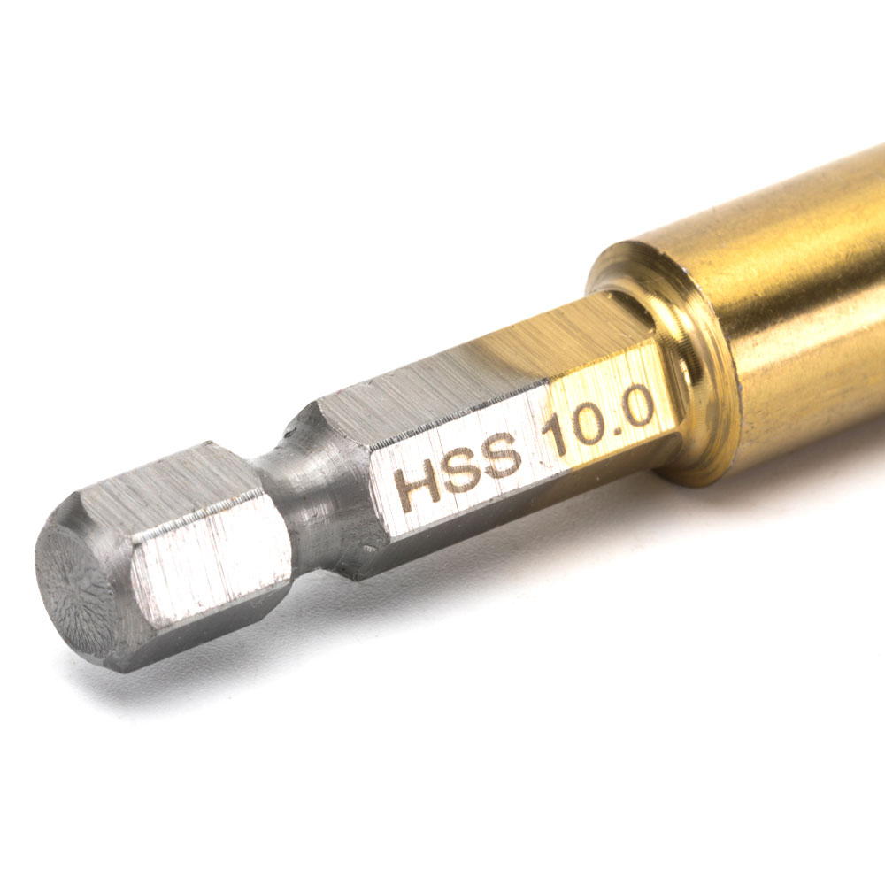 Extreme Impact HSS-Tin Metal Drill Bit DIN6.35E Shank