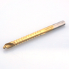 Pre-Cut Bullet Tip HSS Twist Drill Saw Tin-coated Tri-flat Shank