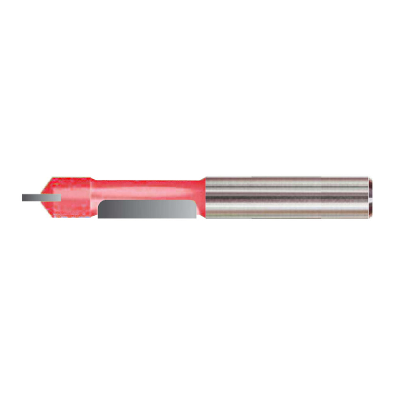 TCT Pierce & Trim Cutter Router Bit with Guide&End Cut, Single Cutter, Right Rotation