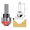 TCT Bearing Guided Cove & Bead Cutter Router Bit, Double Cutter, Right Rotation