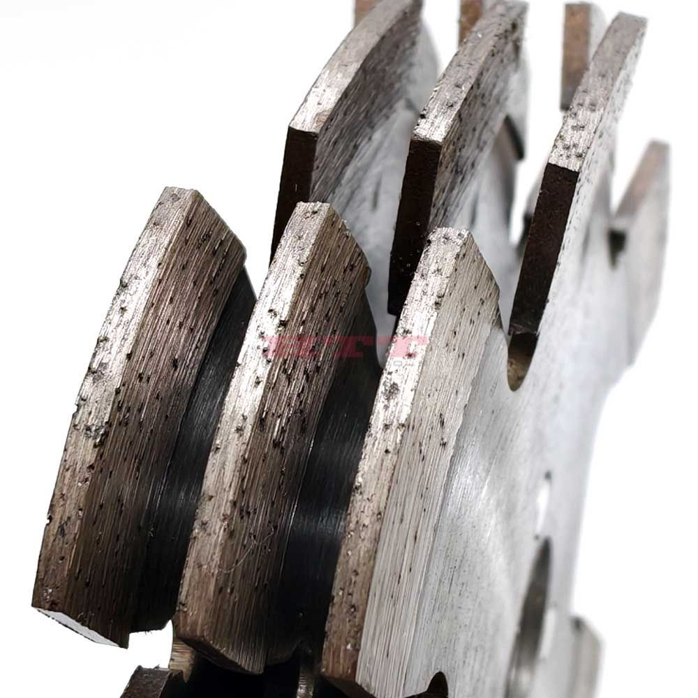 Triple Disc Wall Chasing Diamond Saw Blade