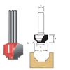 TCT Decorative Ogee Router Bit, Double Cutter, Right Rotation