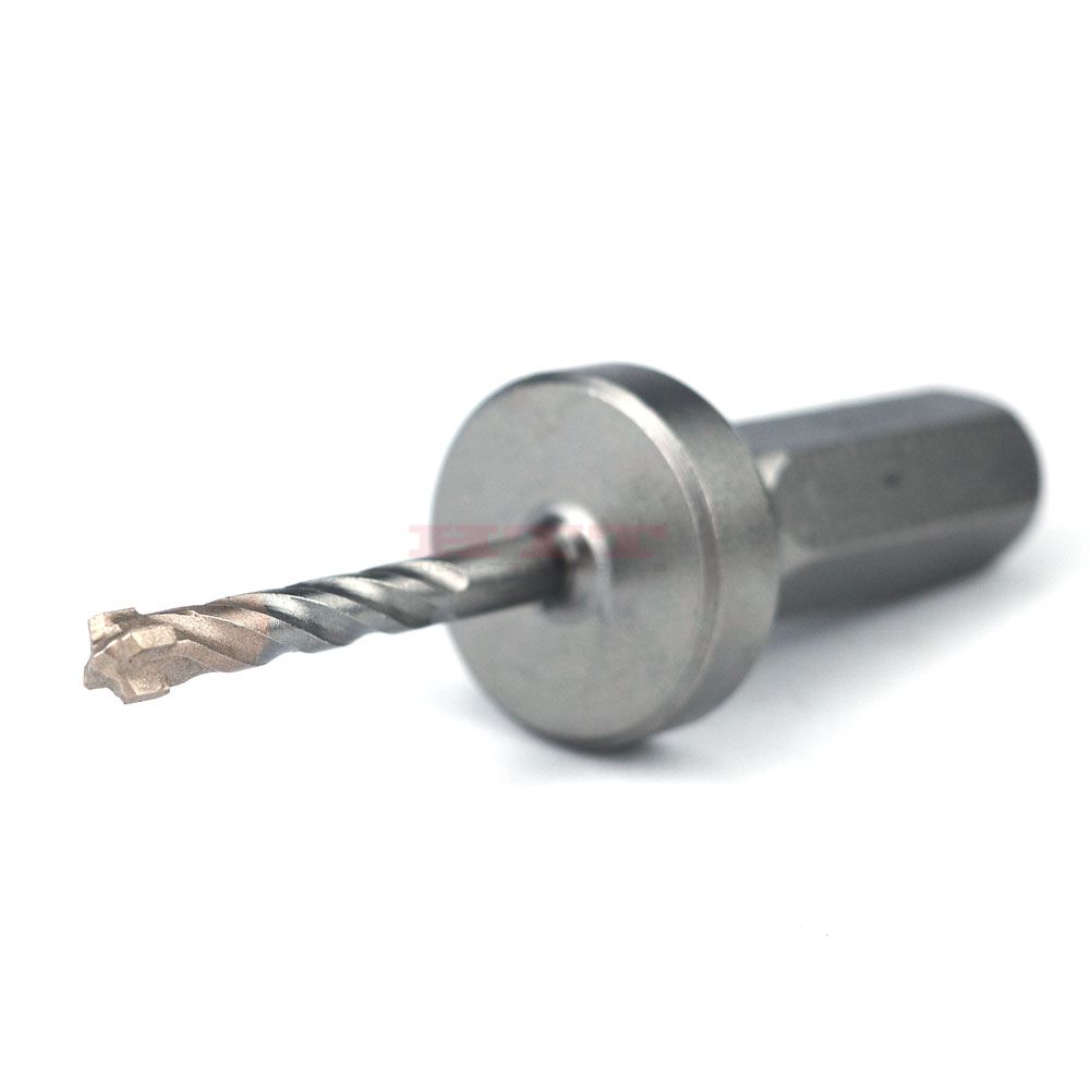 Cross 4Cutter Quick Stop Hammer Drill Bit w/7/16" Hex Shank