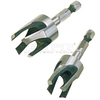 4-Claw Cutter Plug Cutter w/DIN6.35E Hex Shank