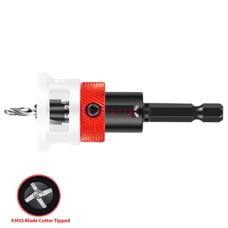 45degrees Cross Cutter Chamfering Countersink with depth stopper (No Bearing)