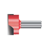 TCT Bottom Cleaning Router Bit, Double Cutter, Right Rotation