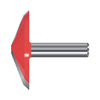 TCT Raised Panel Bevel Router Bit, Double Cutter, Right Rotation