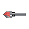 TCT Bearing Guided V-Groove Router Bit, Double Cutter, Right Rotation