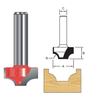 TCT Beading Cutter Router Bit, Double Cutter, Right Rotation