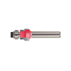 TCT File-Free Flush Trim Router Bit, Double Cutter, Right Rotation