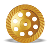 Diamond Grinding Wheel, Continuous Turbo Row