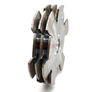 Triple Disc Wall Chasing Diamond Saw Blade