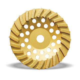 Diamond Grinding Wheel, Segmented Turbo Row