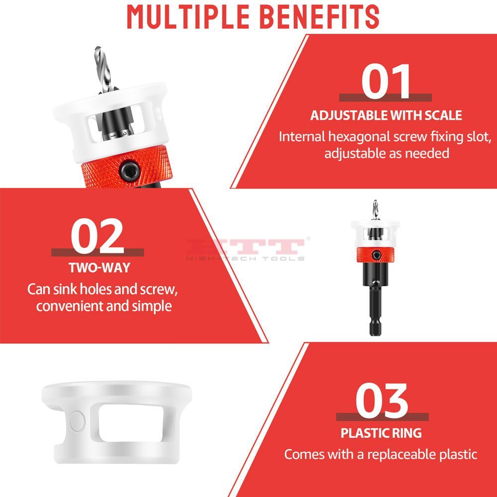 45degrees Chamfering Countersink with depth stopper