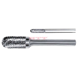 Cylinder Carbide Rotary Bur, Cylinder w/Radius End