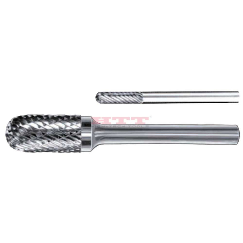 Cylinder Carbide Rotary Bur, Cylinder w/Radius End