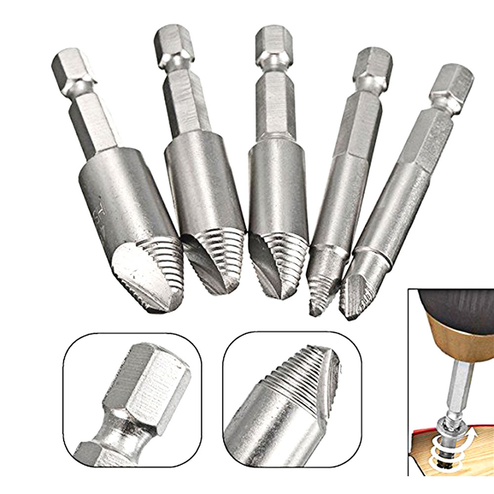 Screw Extractor W/DIN6.35E Quick Change Shank