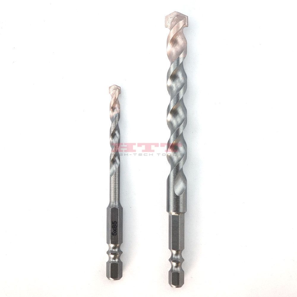 Masonry Drill Bit JIS6.35&DIN6.35E Double Standard Quick Change Hex Shank