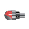 TCT Bearing Guided Core Box / Round Nose Cutter Router Bit, Double Cutter, Right Rotation